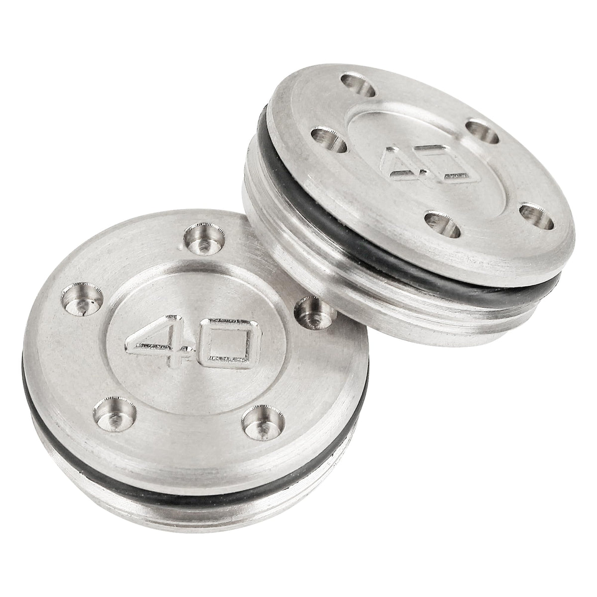FoFoFo putter weights case with seal protecting the cavity during transport