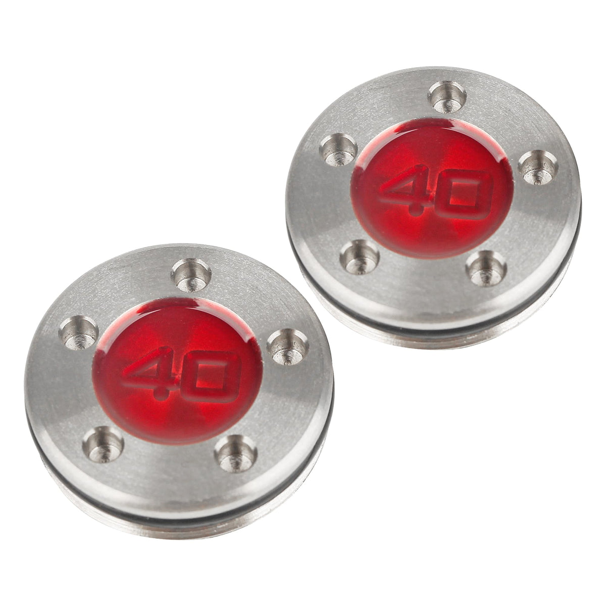 FoFoFo Scotty Cameron red 2-pack putter weights for balance tuning.