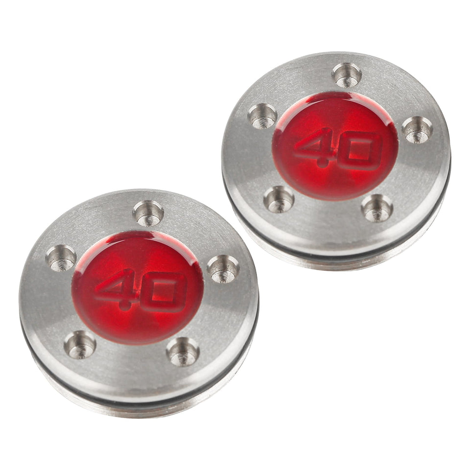 FoFoFo Scotty Cameron red 2-pack putter weights for balance tuning.