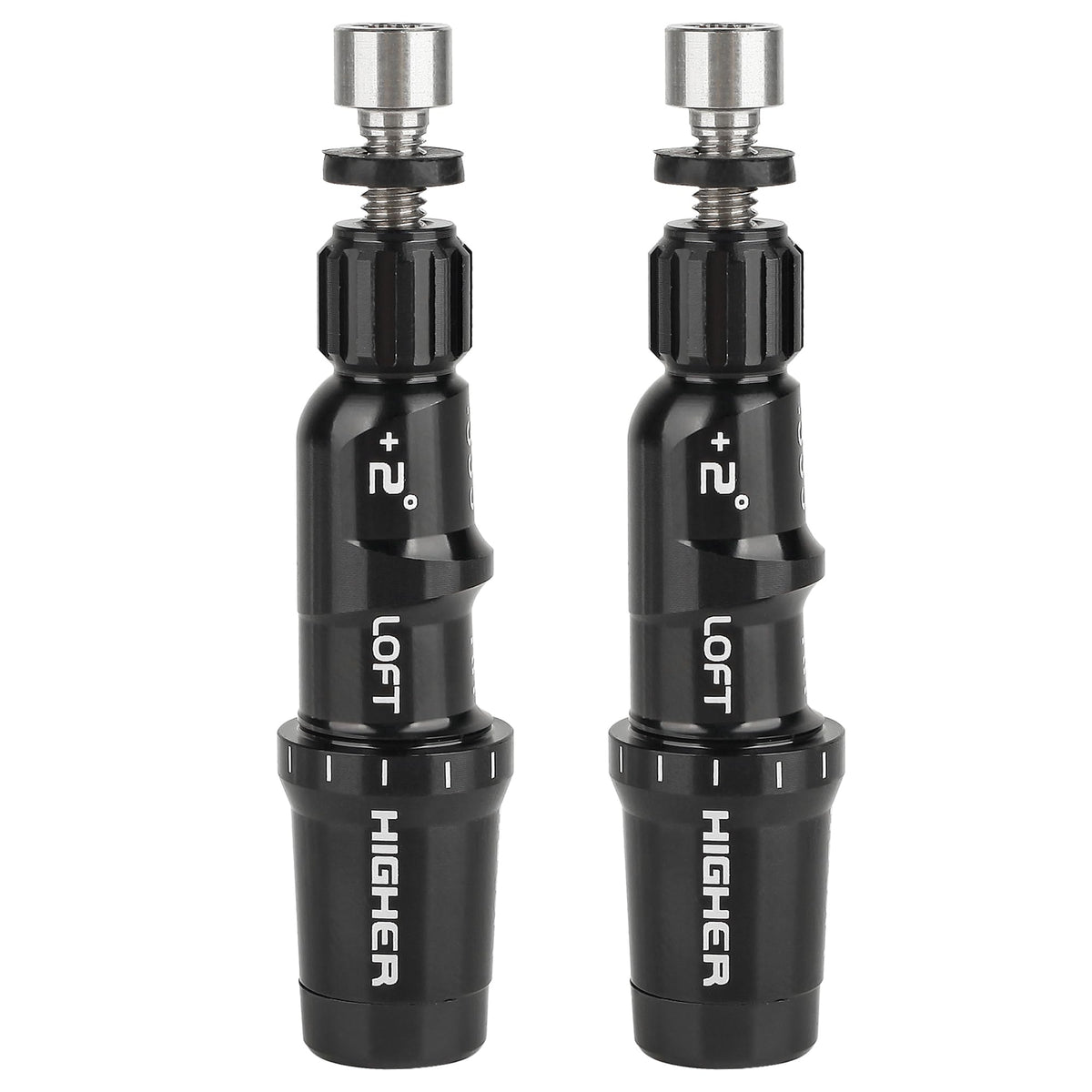 FoFoFo shaft adapter sleeve with .335 tip and 2° loft adjustability for customized launches
