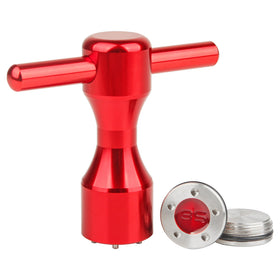 FoFoFo wrench tool shown with weights for quick swaps.