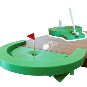 Foilswirl Mini Desktop Golf Set on a desk for quick focus and fun