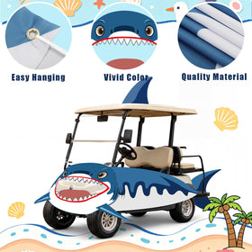 Foilswirl side fin highlights movement on the cart for celebrations