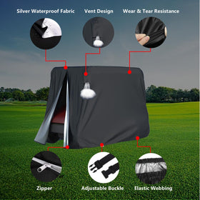 FOLU windproof bottom strap secures the cover in windy conditions.