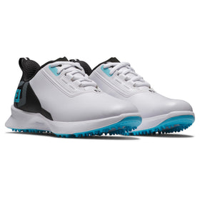FootJoy FJ Fuel junior golf shoe traction elements offer turf grip.