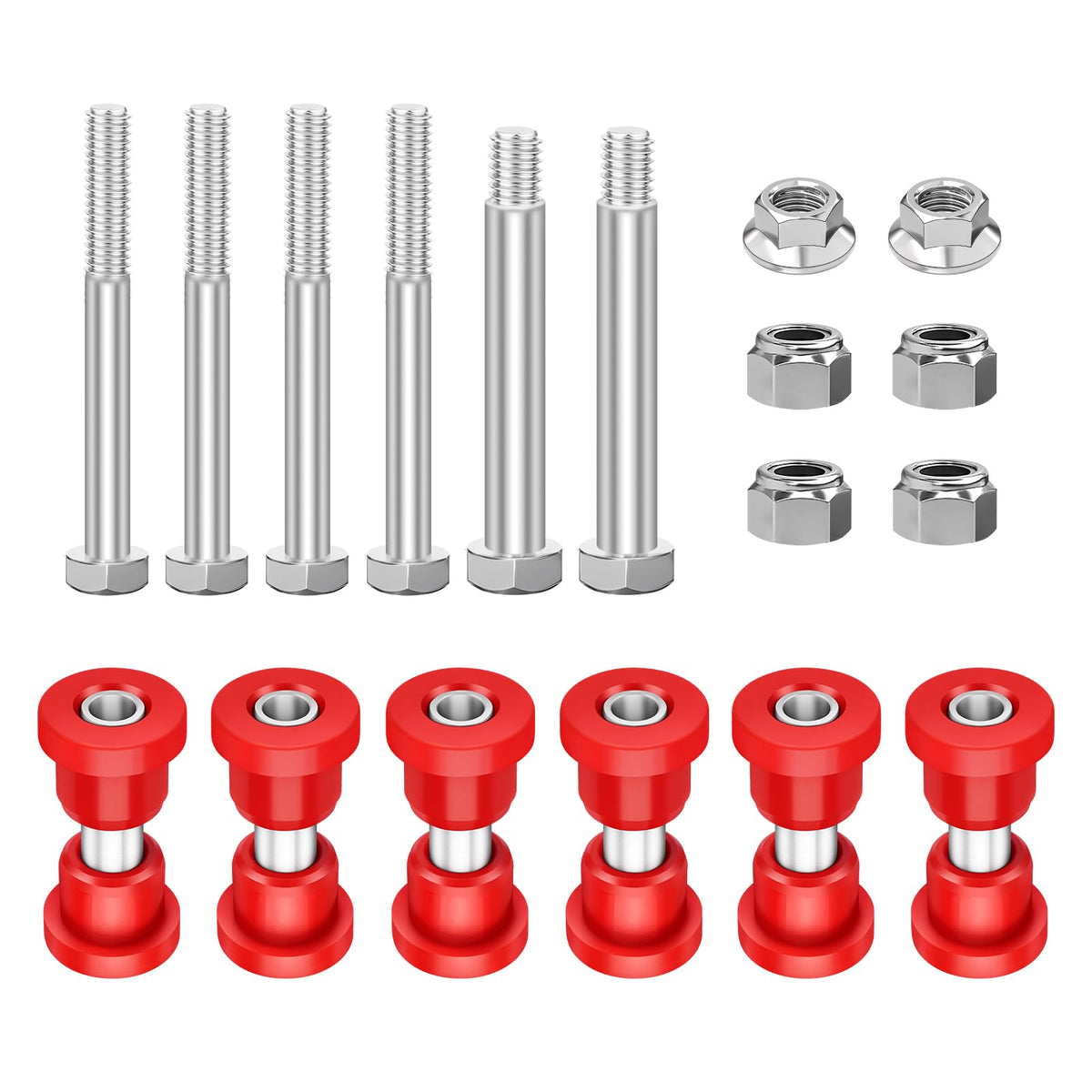 Forccord EZGO TXT spring bushing kit close-up highlighting polyurethane construction for smoother ride.
