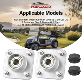 Forccord front wheel hub bearing kit detail emphasizing precision machining.