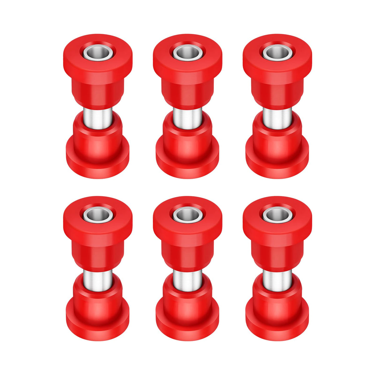 Forccord polyurethane bushing assembly for golf cart rear leaf springs improves cushion and longevity
