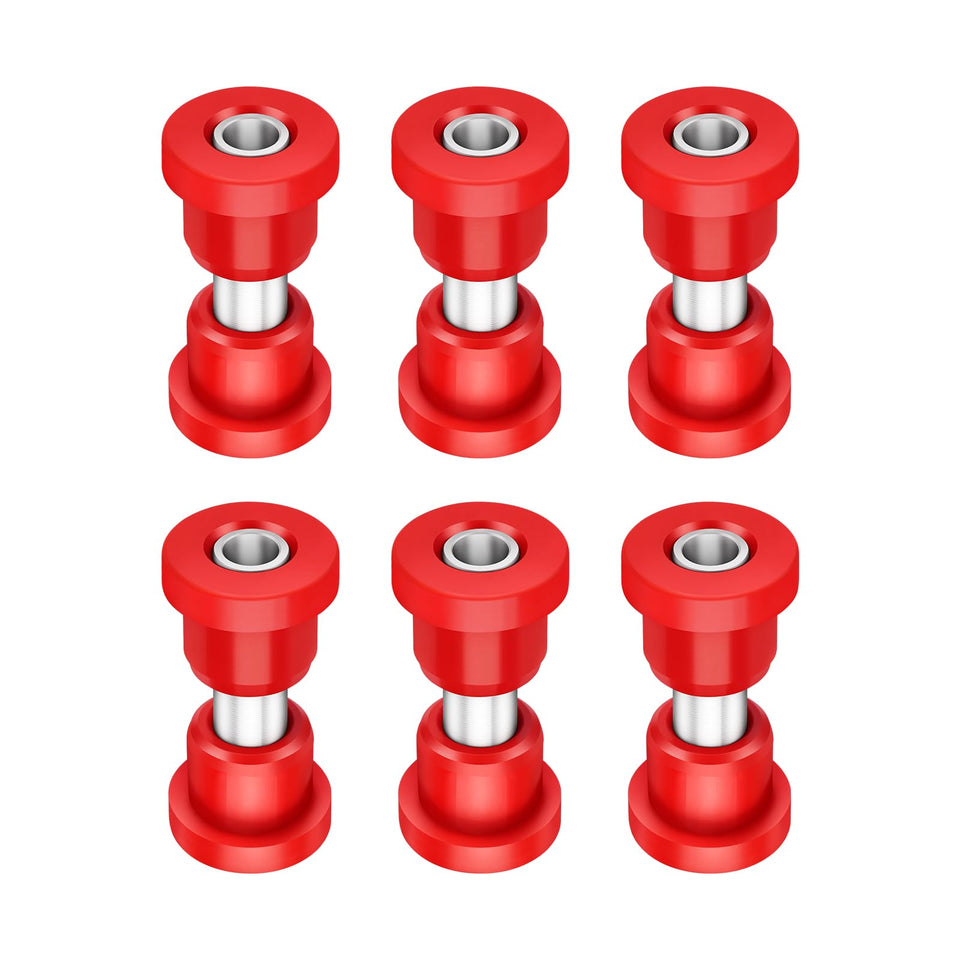 Forccord polyurethane bushing assembly for golf cart rear leaf springs improves cushion and longevity
