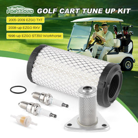 Forccord tune up kit for EZGO RXV boosts engine cleanliness.