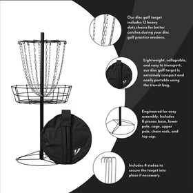VORTExX portable setup demonstrated for quick practice anywhere outdoors.