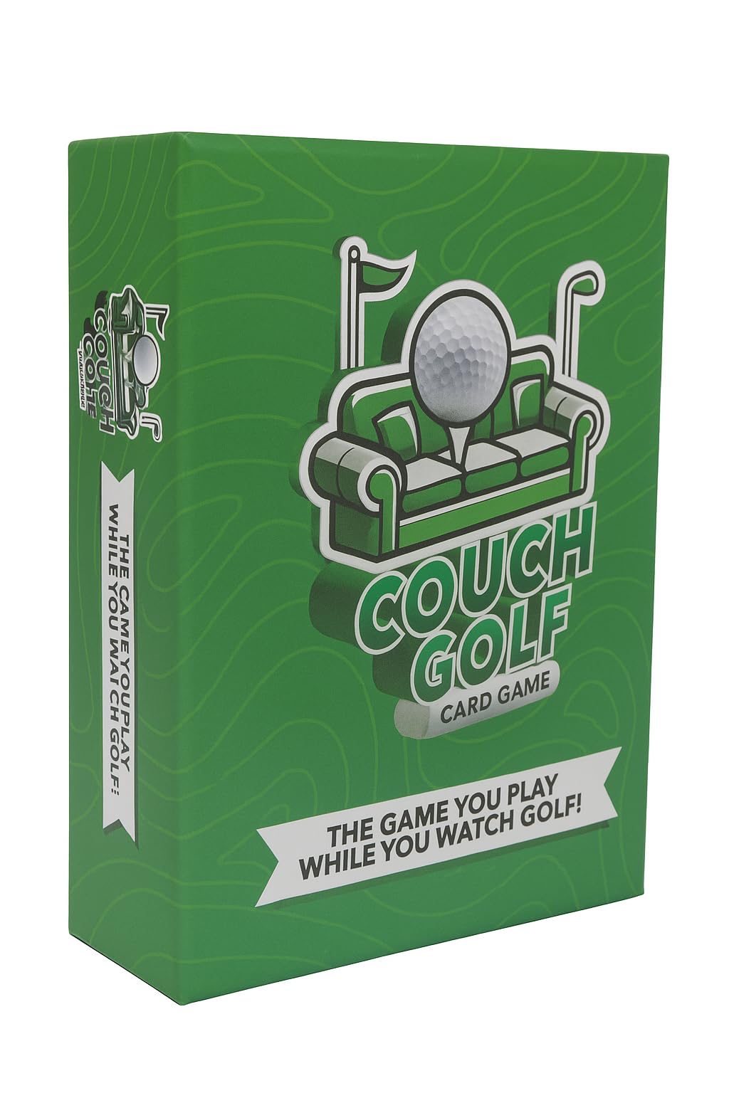 Fore! Cards Couch Golf packshot showing the full game deck for lively tournaments