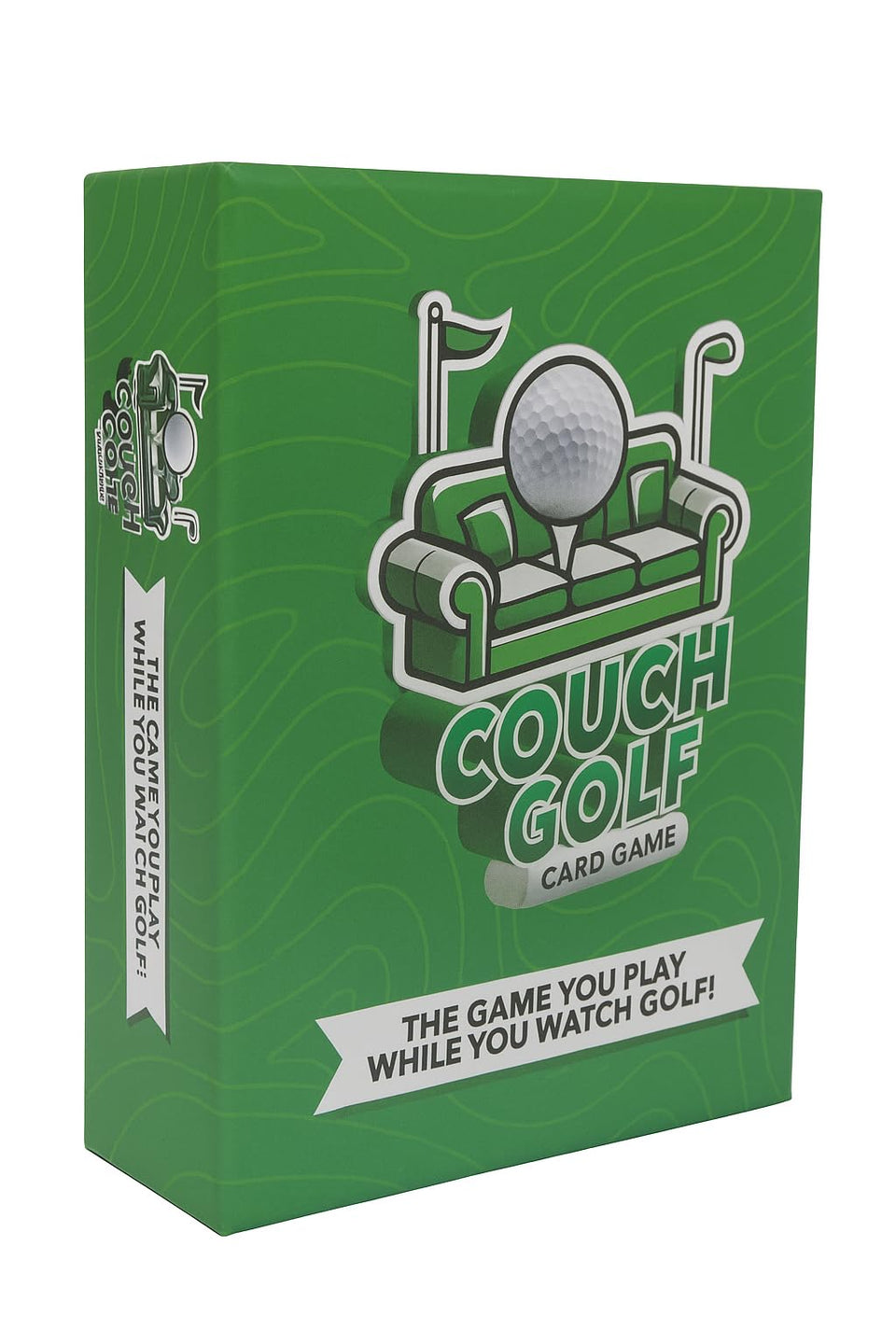 Fore! Cards Couch Golf packshot showing the full game deck for lively tournaments
