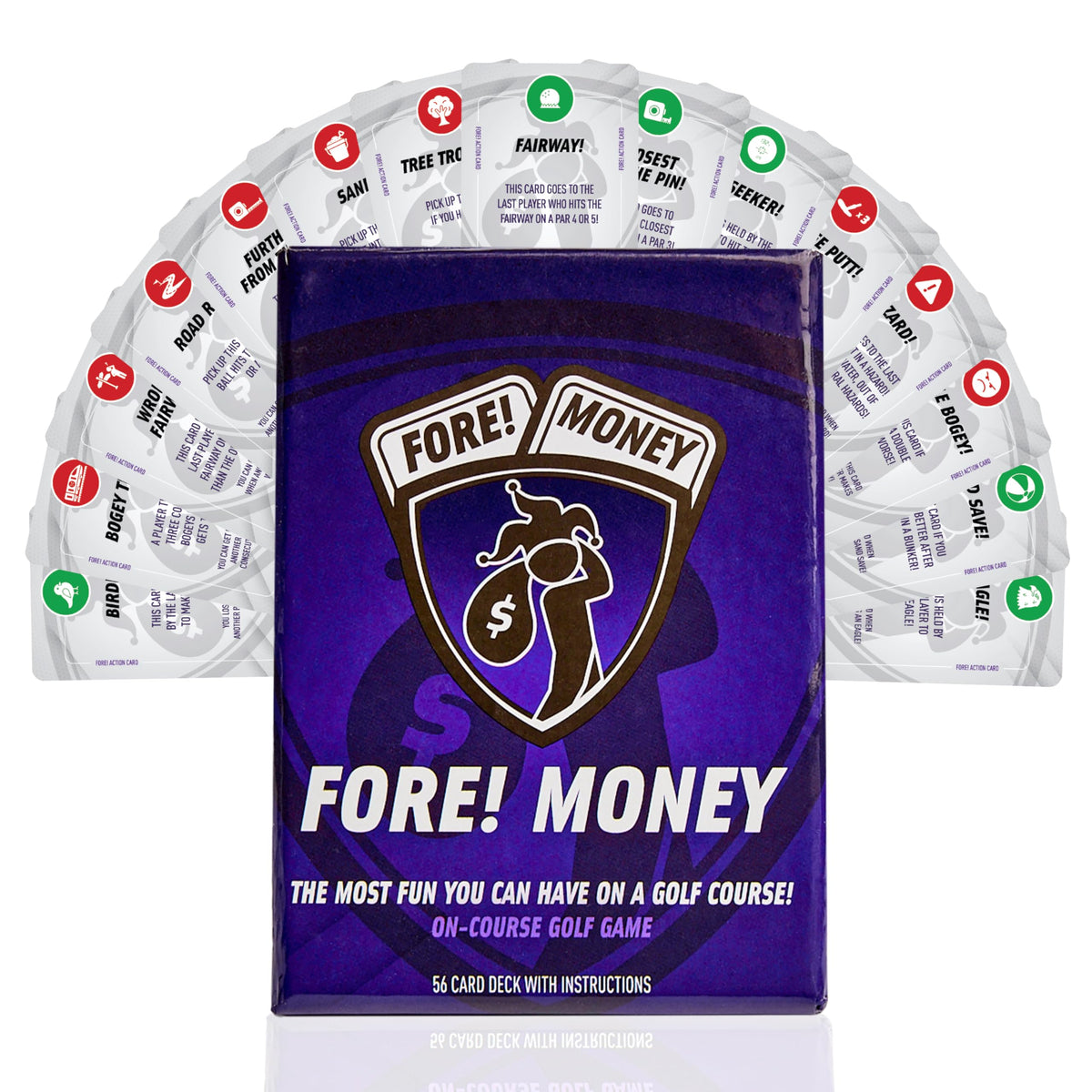 Fore! Money On-Course pack on greens enhances rounds with engaging wagering.