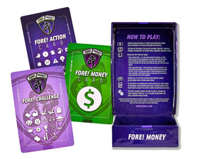 Fore! Cards fore-challenge card used for a dynamic hole-by-hole challenge.