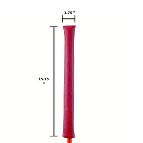 Foretra Alignment Stick Cover Red — close-up of exterior material and stitching