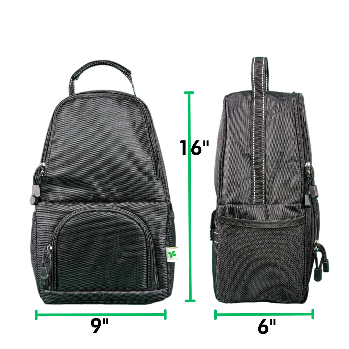 Foretra double zippers allow smooth access from either side