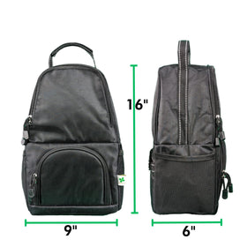 Foretra double zippers allow smooth access from either side