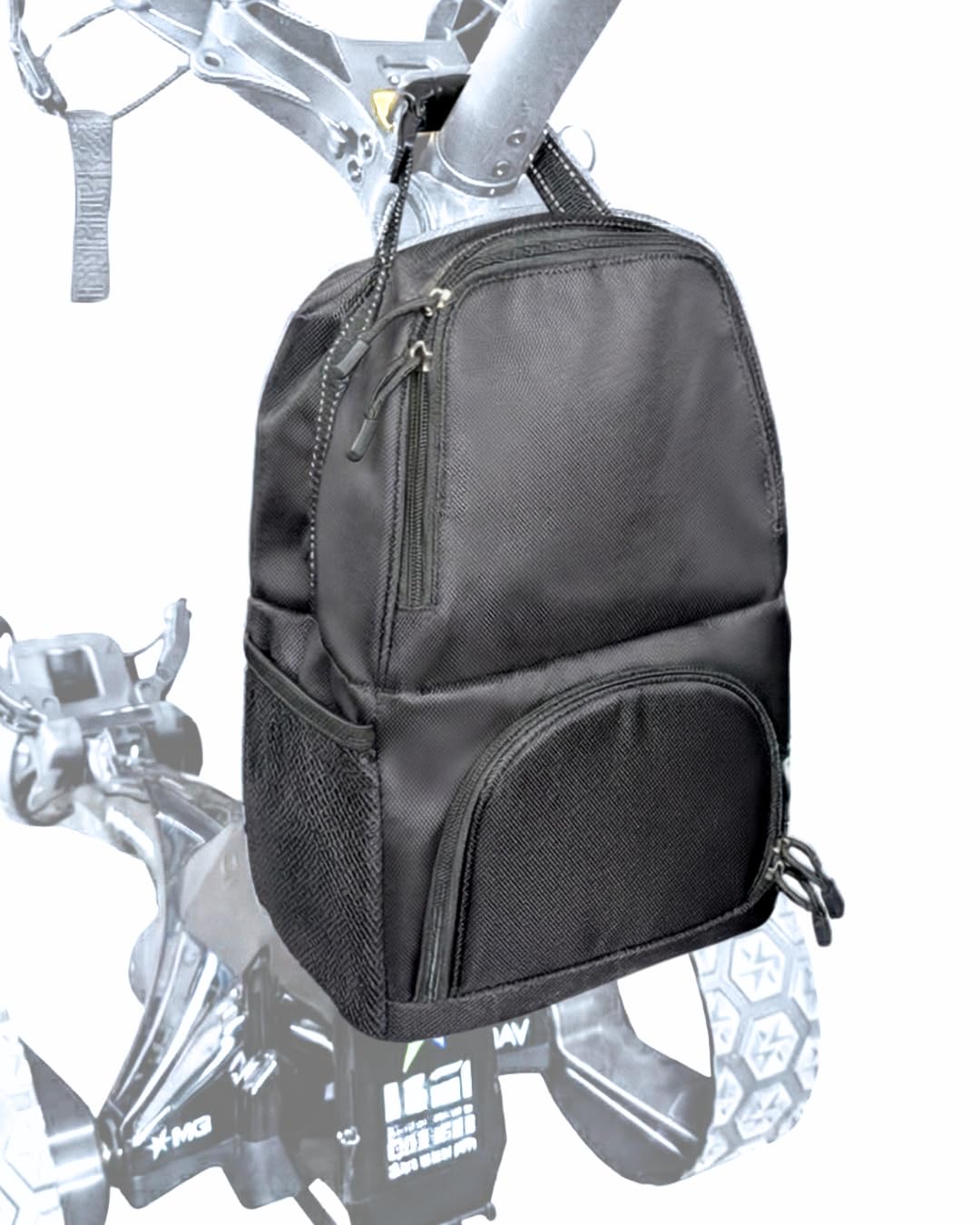Foretra Golf Push Cart Bag with insulated lower compartment keeps drinks cool on the course