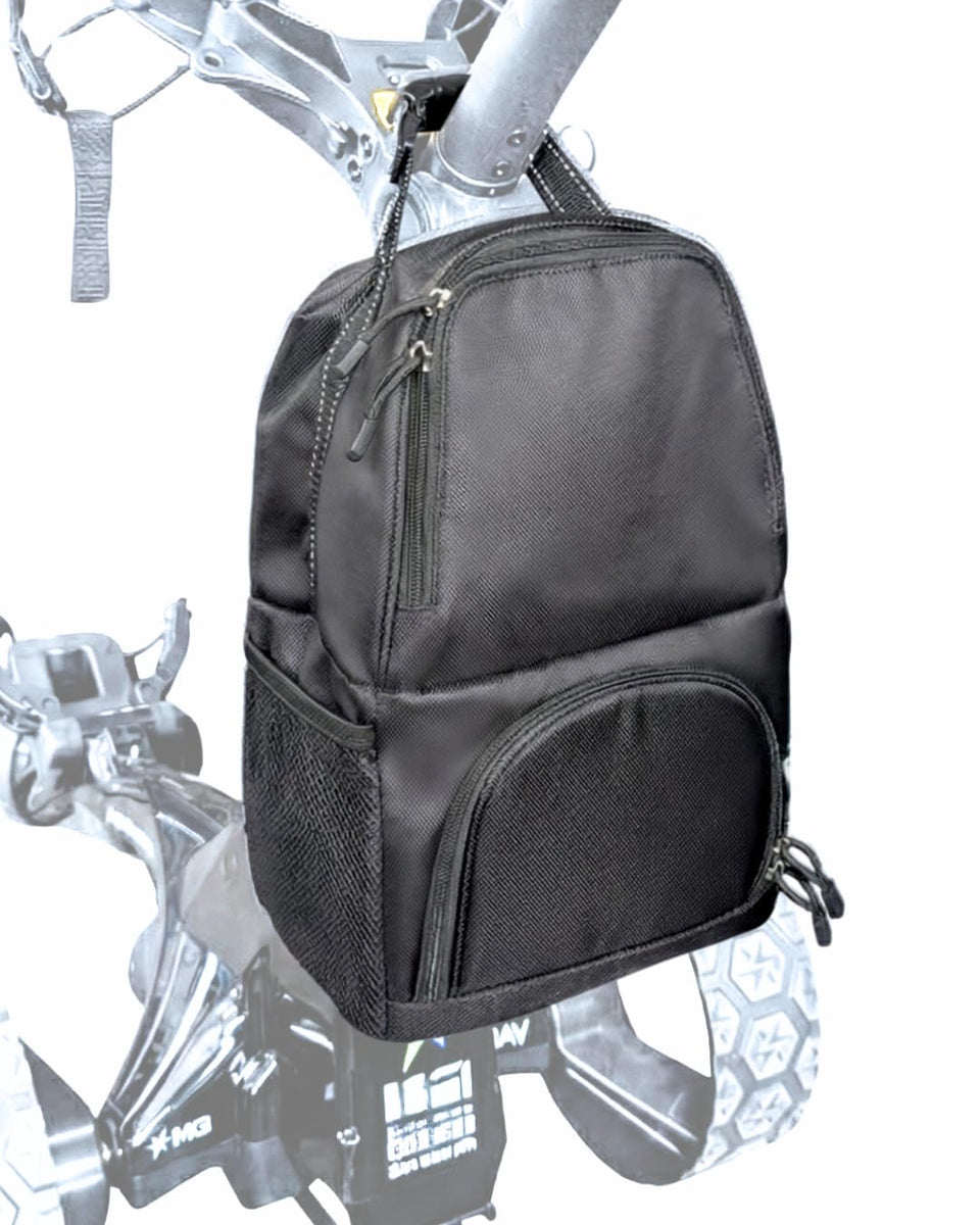 Foretra Golf Push Cart Bag with insulated lower compartment keeps drinks cool on the course