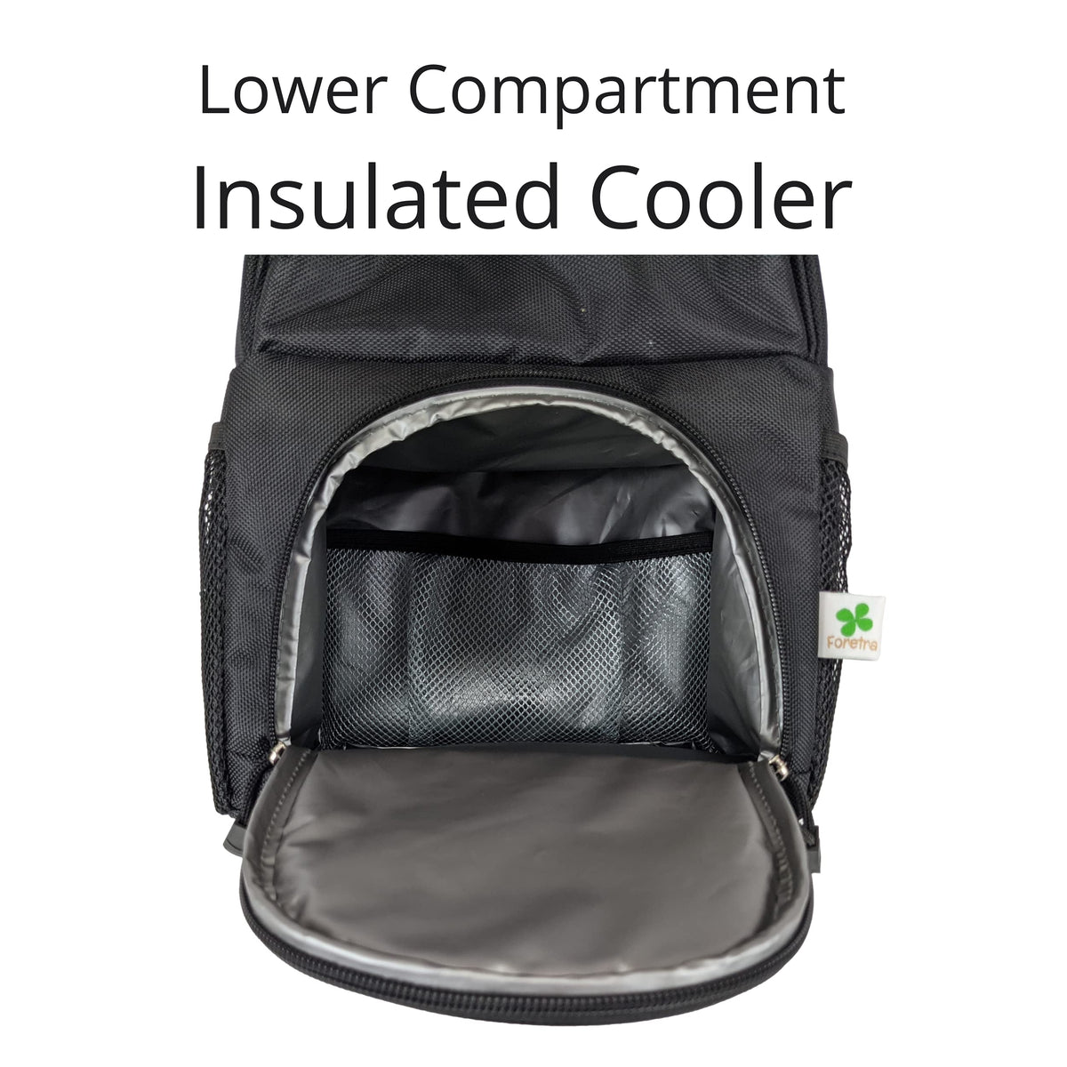 Foretra Velcro frame attachment fits Power Caddie or Push Cart securely