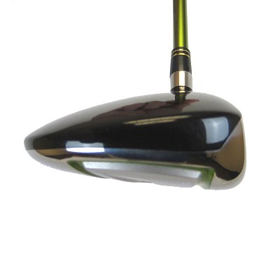 Forgan F150 3 wood face closeup highlights graphite feel for accuracy.