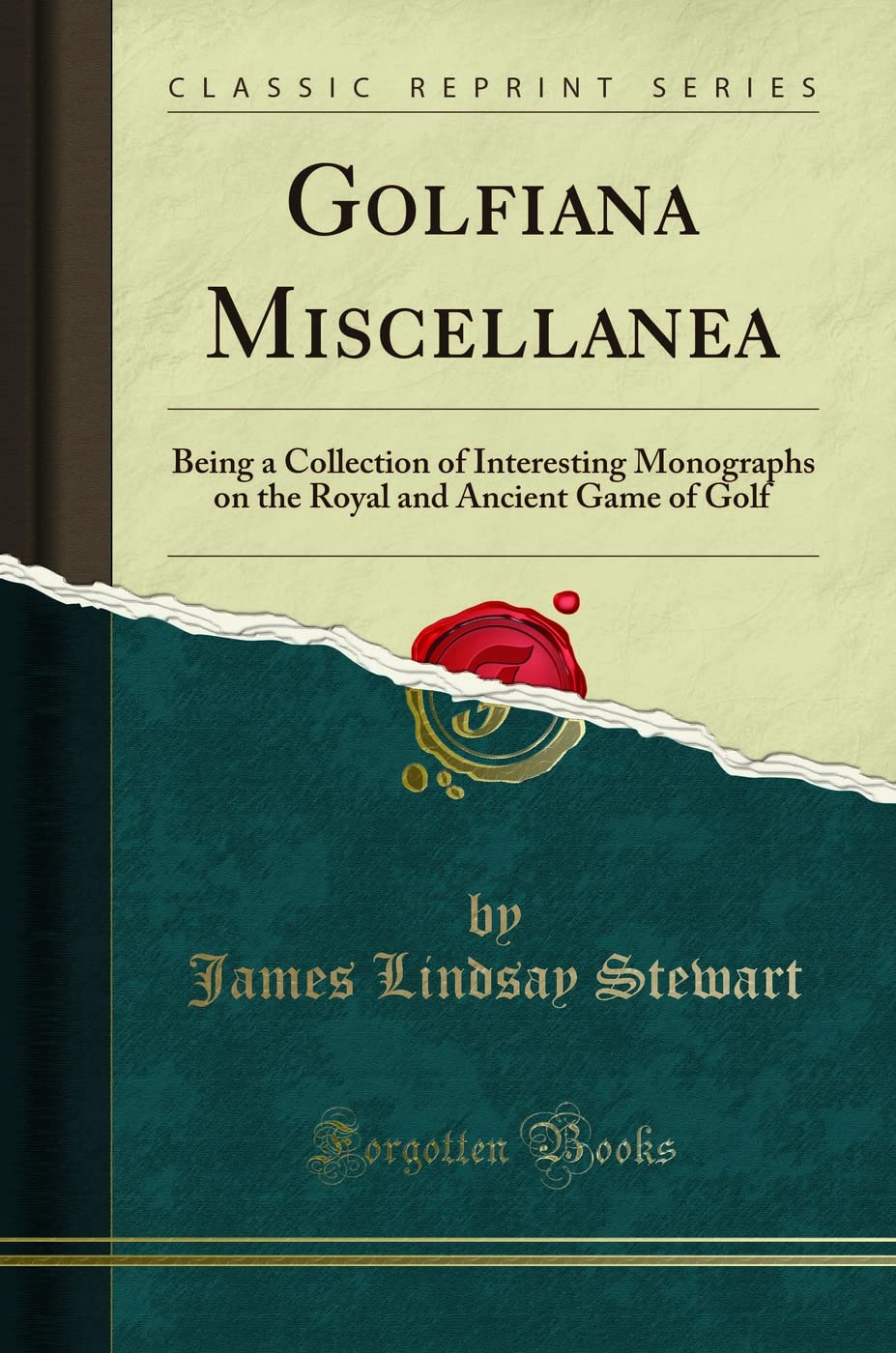Forgotten Books Golfiana Miscellanea cover image illustrating a classic golf archive for collectors and enthusiasts.