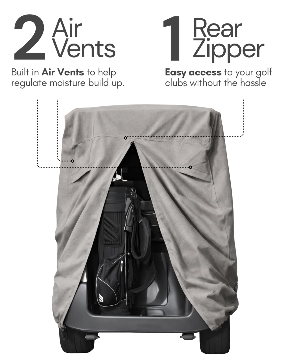 Formosa Covers Deluxe included duffel bag supports portable storage.