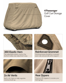 Formosa Covers included duffel bag and secure hem shown.