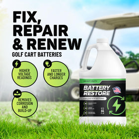FORTIVO golf-cart battery revival for reliable starts and longer life