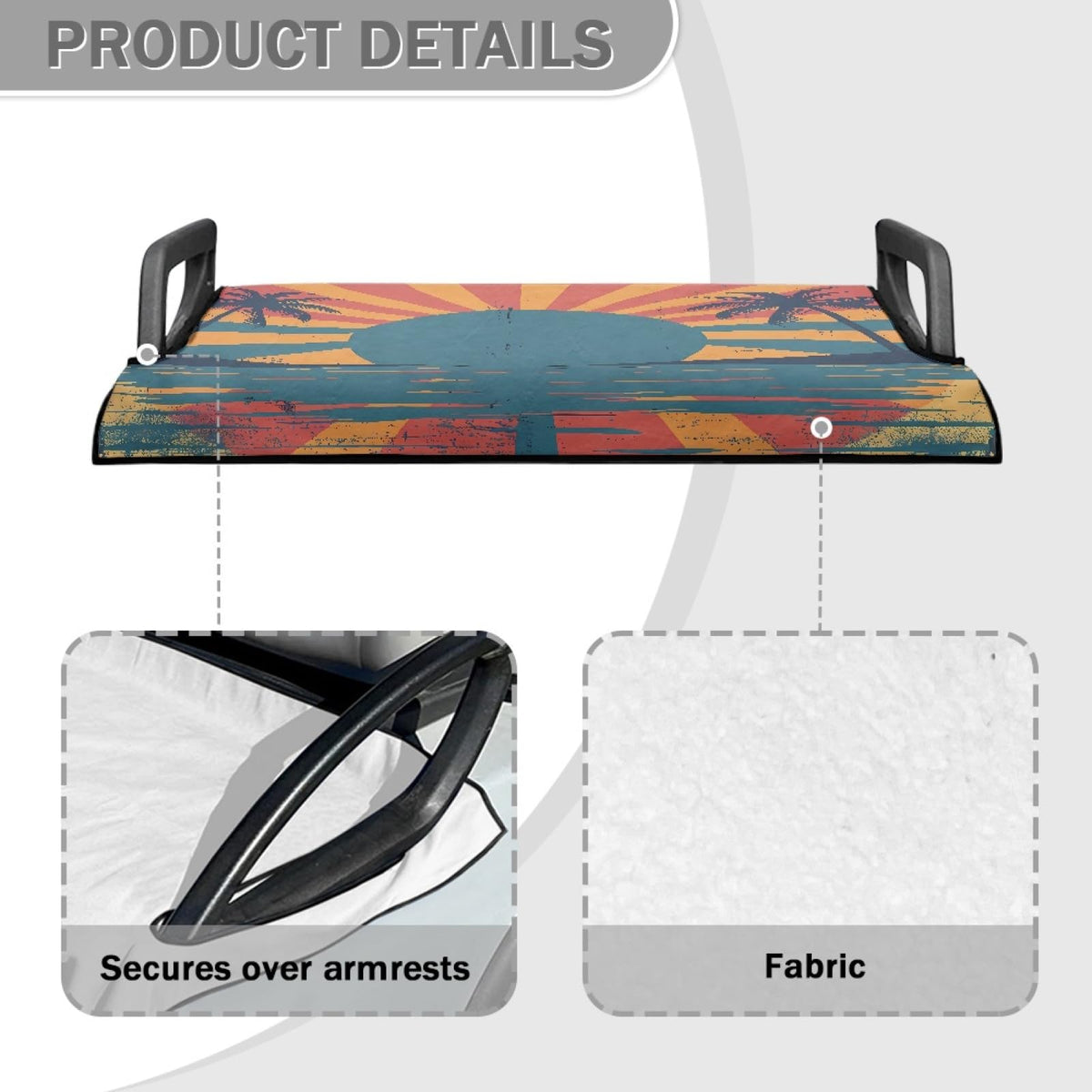Foruidea customizable pattern seat towel adds personalized cart style