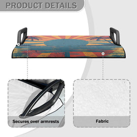 Foruidea customizable pattern seat towel adds personalized cart style