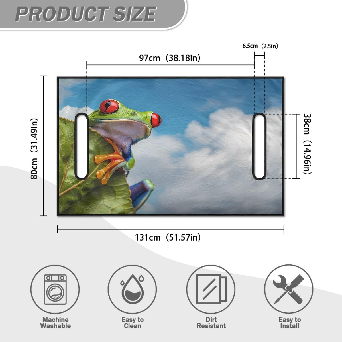 Foruidea durable polyester-spandex cover withstands seasons and daily use.