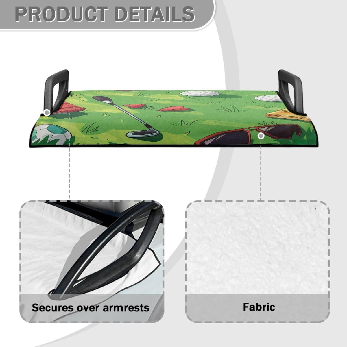 Foruidea golf club car accessories enhance style and seat protection.