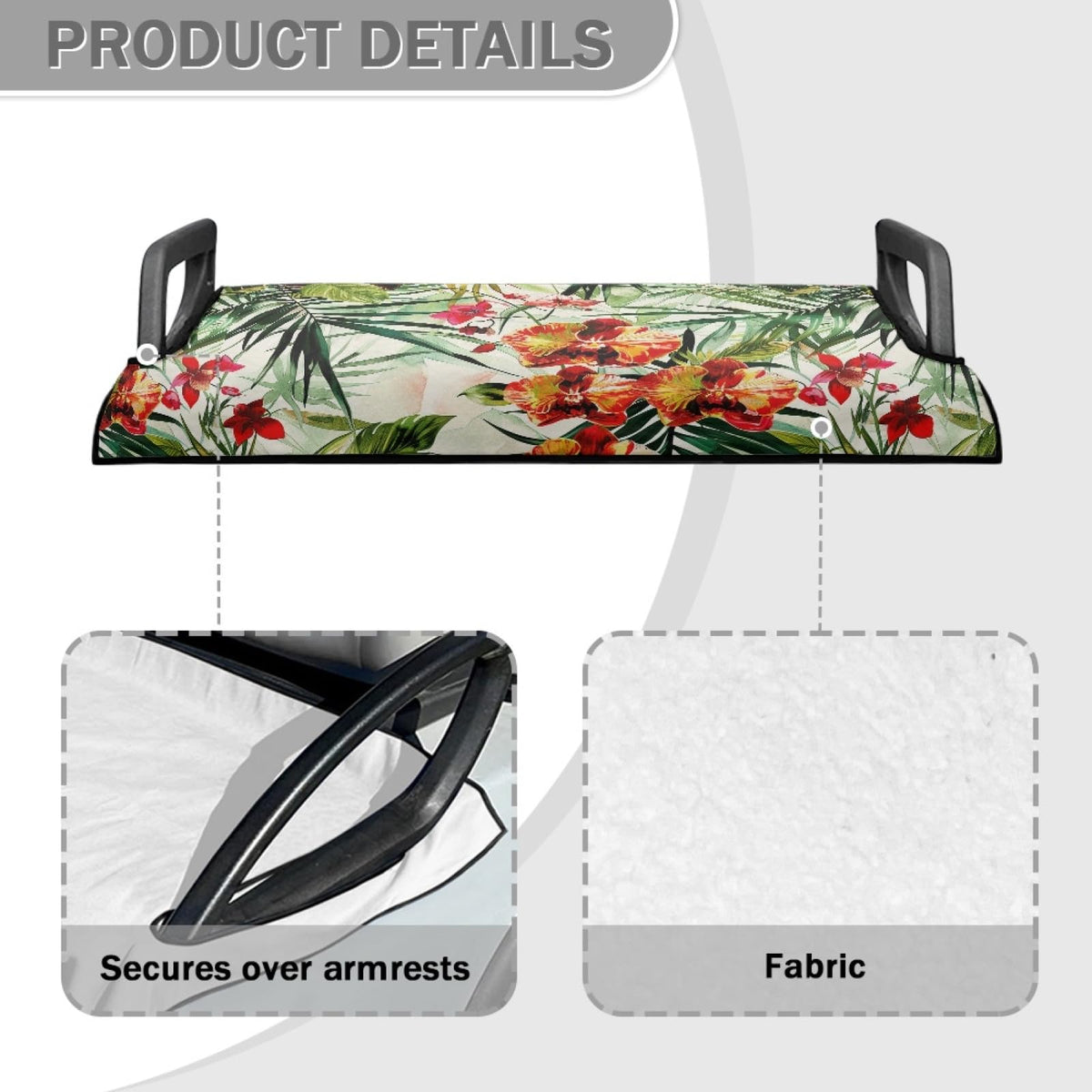Packaged Foruidea Palm Leaves seat cover ready for gifting
