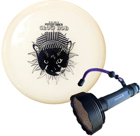 FotCot GlowBob glow-disc in the dark for easy night tracking.