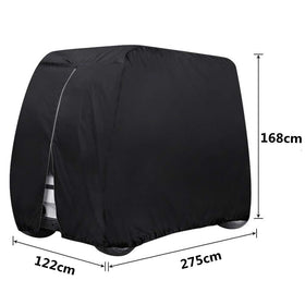 Elastic bottom keeps the cover secure during windy conditions.