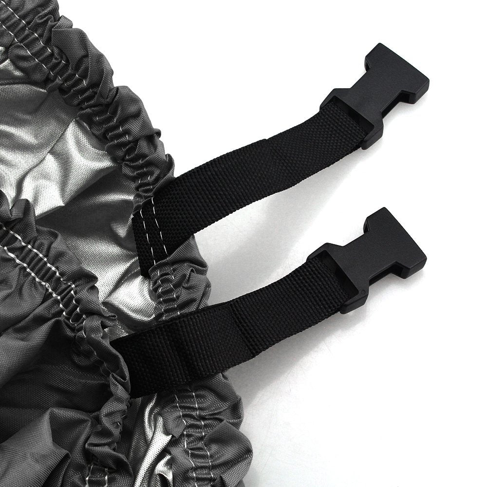 Rear air vents reduce moisture and wind lofting.