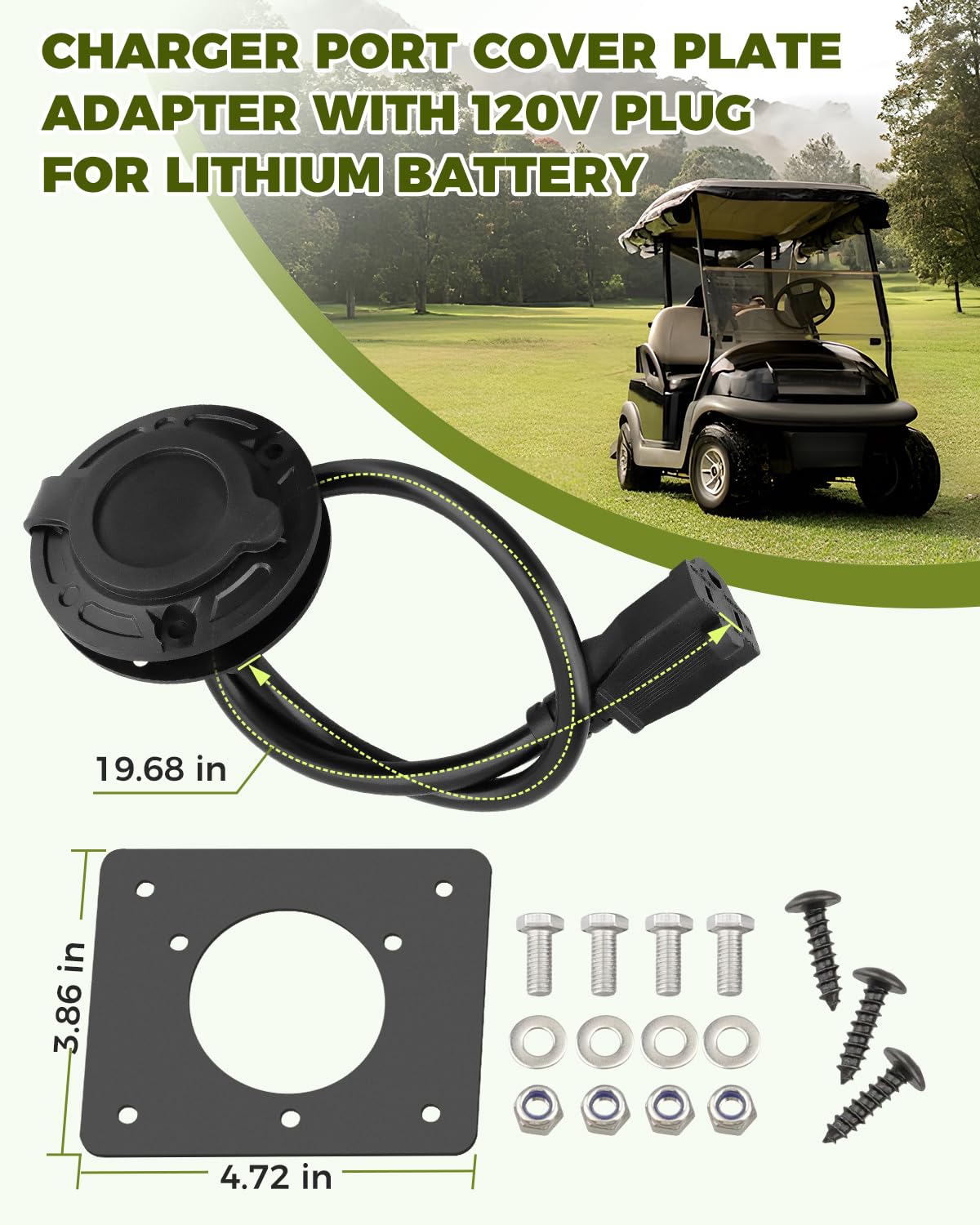 Fozipamy integrated port cover and plug for easy storage and use