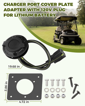 Fozipamy integrated port cover and plug for easy storage and use