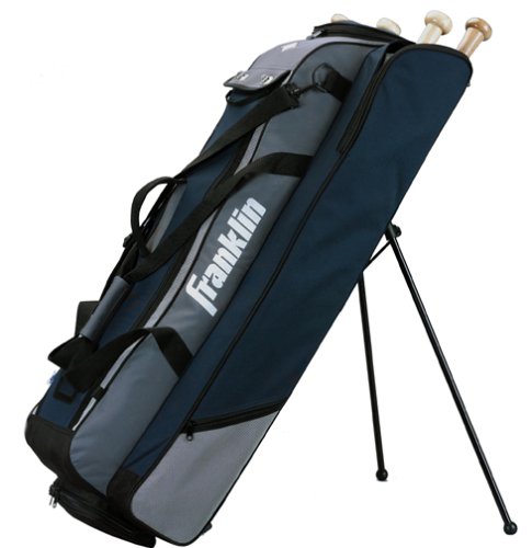 Franklin Sports 1983 All-Pro Express Stand Bag with quick deploy stand and bat compartments for field gear transport