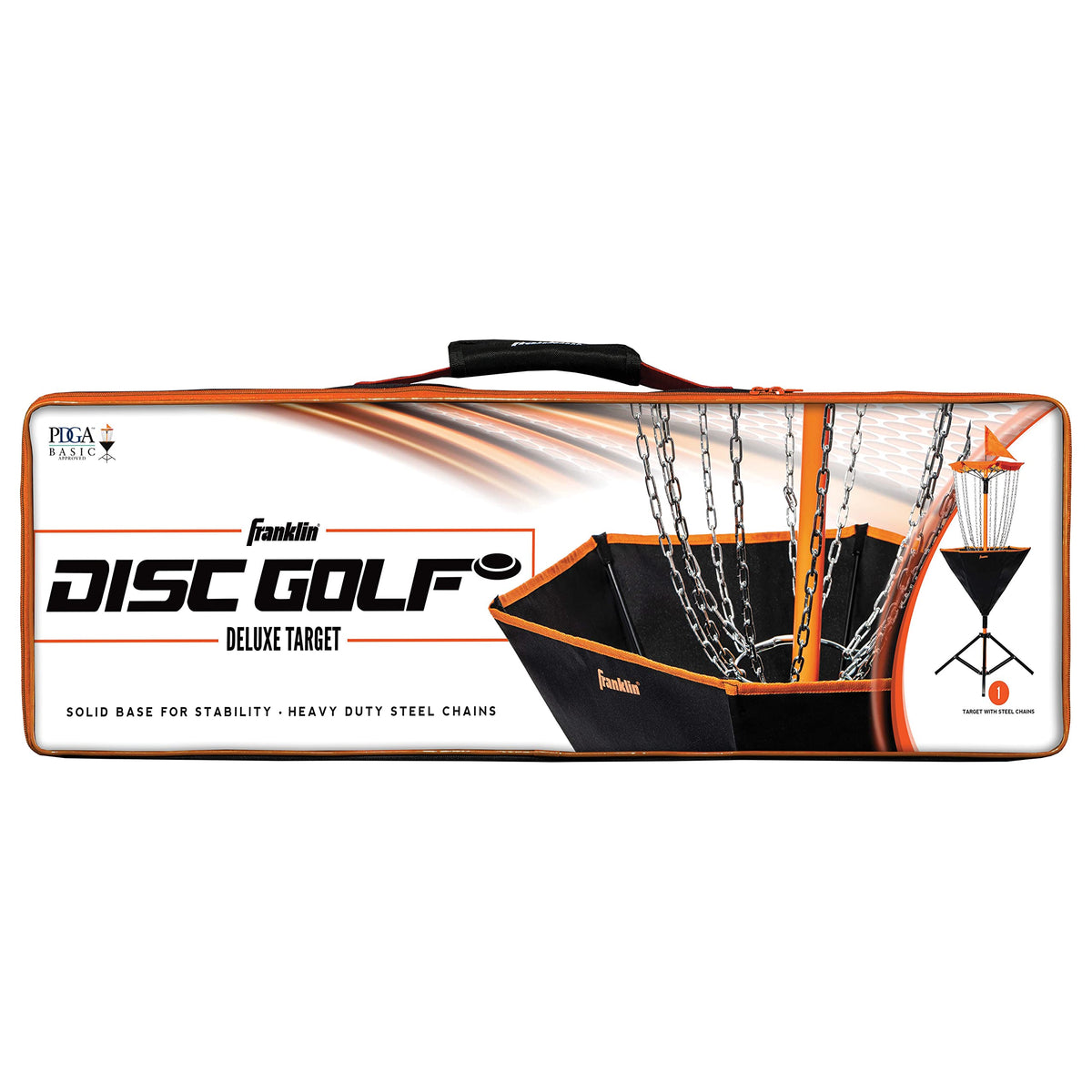 Franklin Sports portable disc golf target ideal for family backyard play