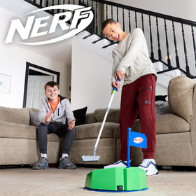Speed spin mode on Nerf Pivot Putt testing quick rounds