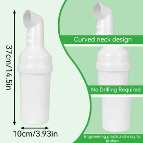 Frdhee golf sand bottle curved neck design sheds rain and debris.
