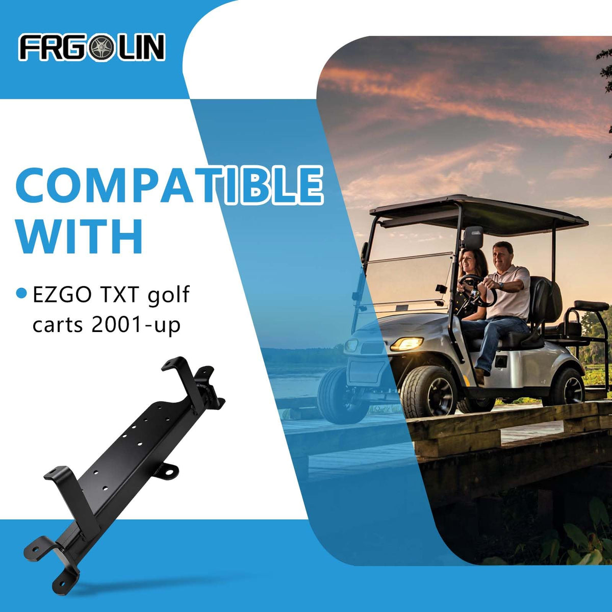 FRGOLIN replacement 602513 weldment, compatible with 2001+ EZGO TXT models