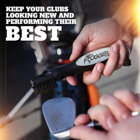Frogger BrushPro gray ergonomic handle supports comfortable cleaning sessions