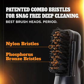 Frogger BrushPro ergonomic grip for comfortable one-handed cleaning on the course