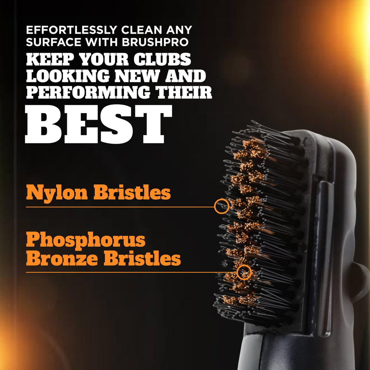 Frogger BrushPro replaceable nylon brush head for durability