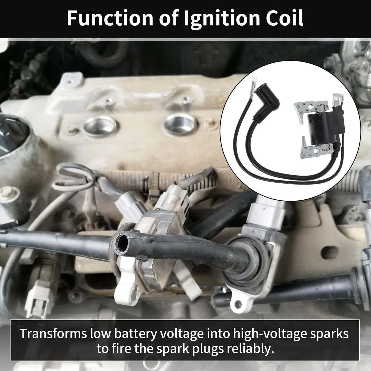 Fuelhood ignition coil module visual highlights rugged build for tough conditions