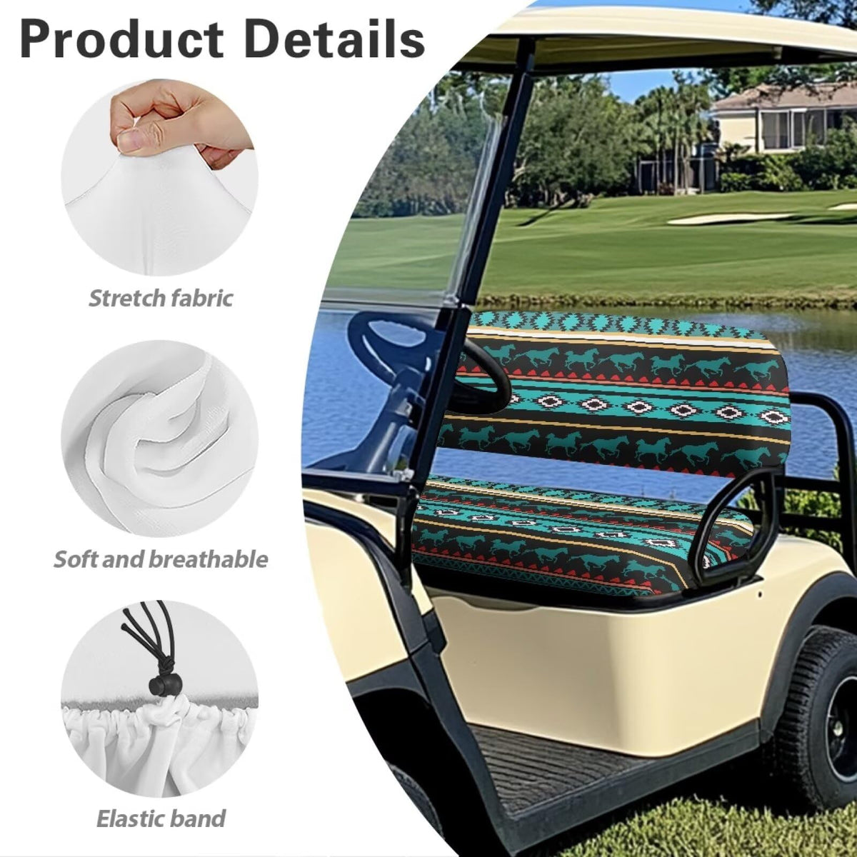 FUIALDOLG custom print pattern options to personalize your cart interior